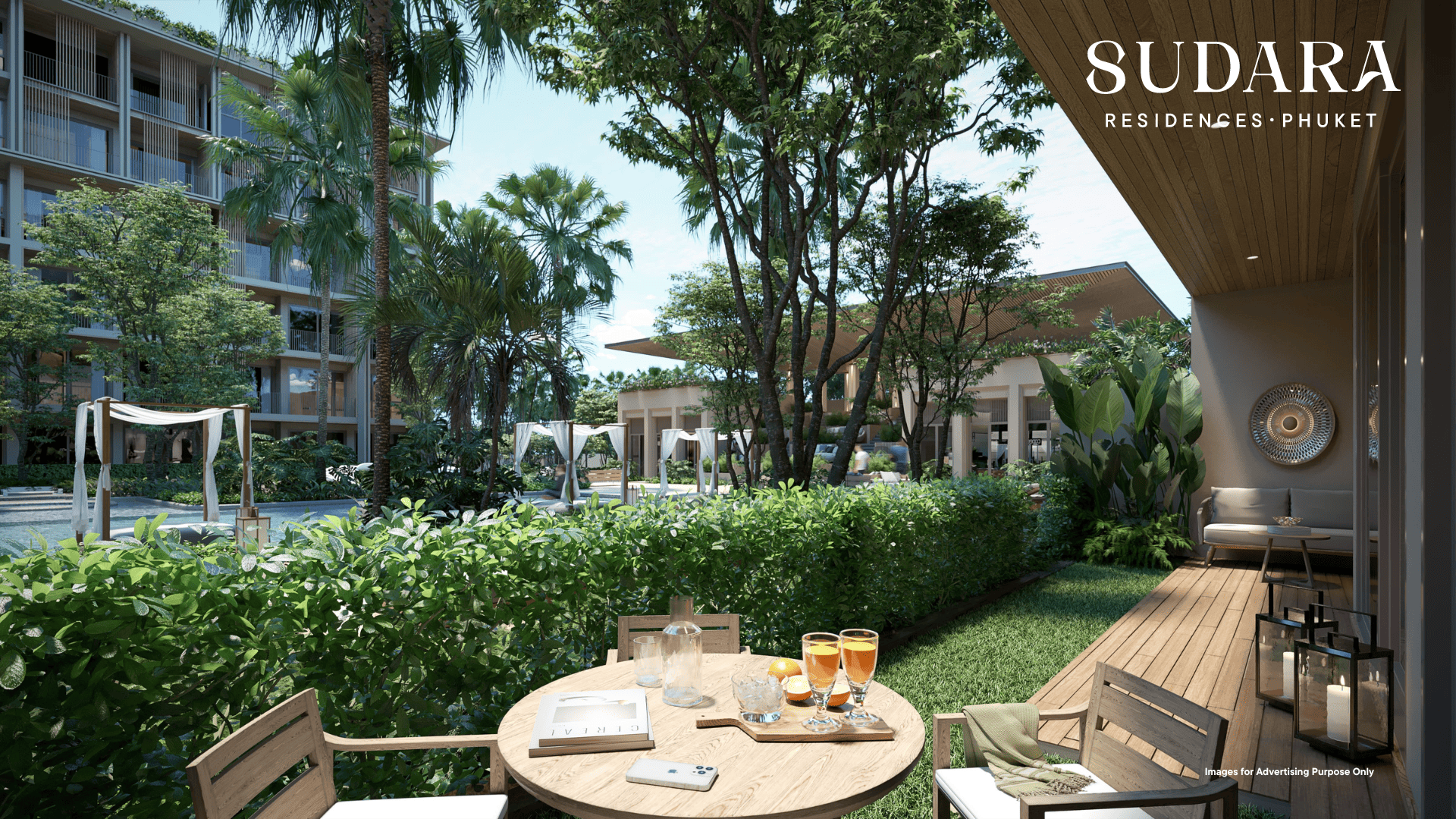 08 Two Bedroom Garden Unit Sudara Residences, Bangtao Beach – Luxury Condominium Living