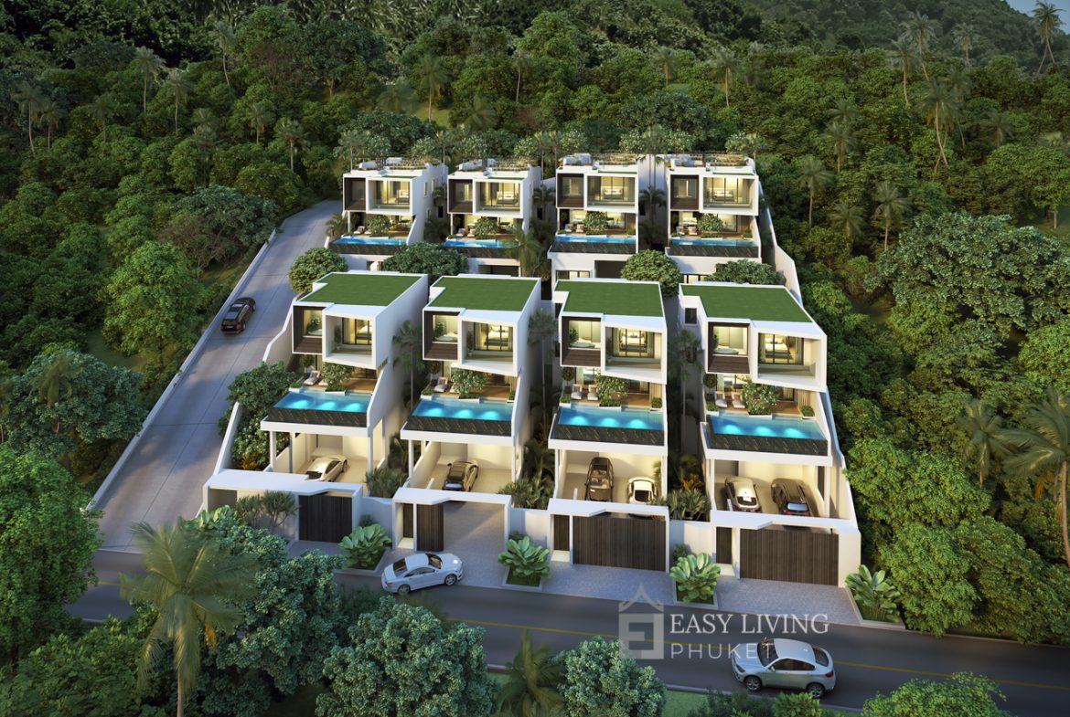 3 – Bedroom Maison Sky Villas in Sakhu, Thalang