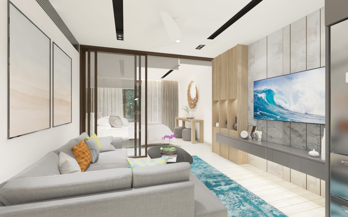 2 Bedroom Condominium with Pool Access in Choeng Thale, Phuket