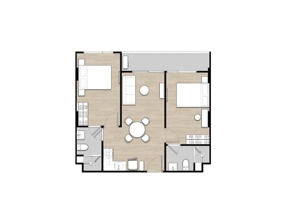 So Lagoon Condo in Cherngtalay – 2 Bedroom
