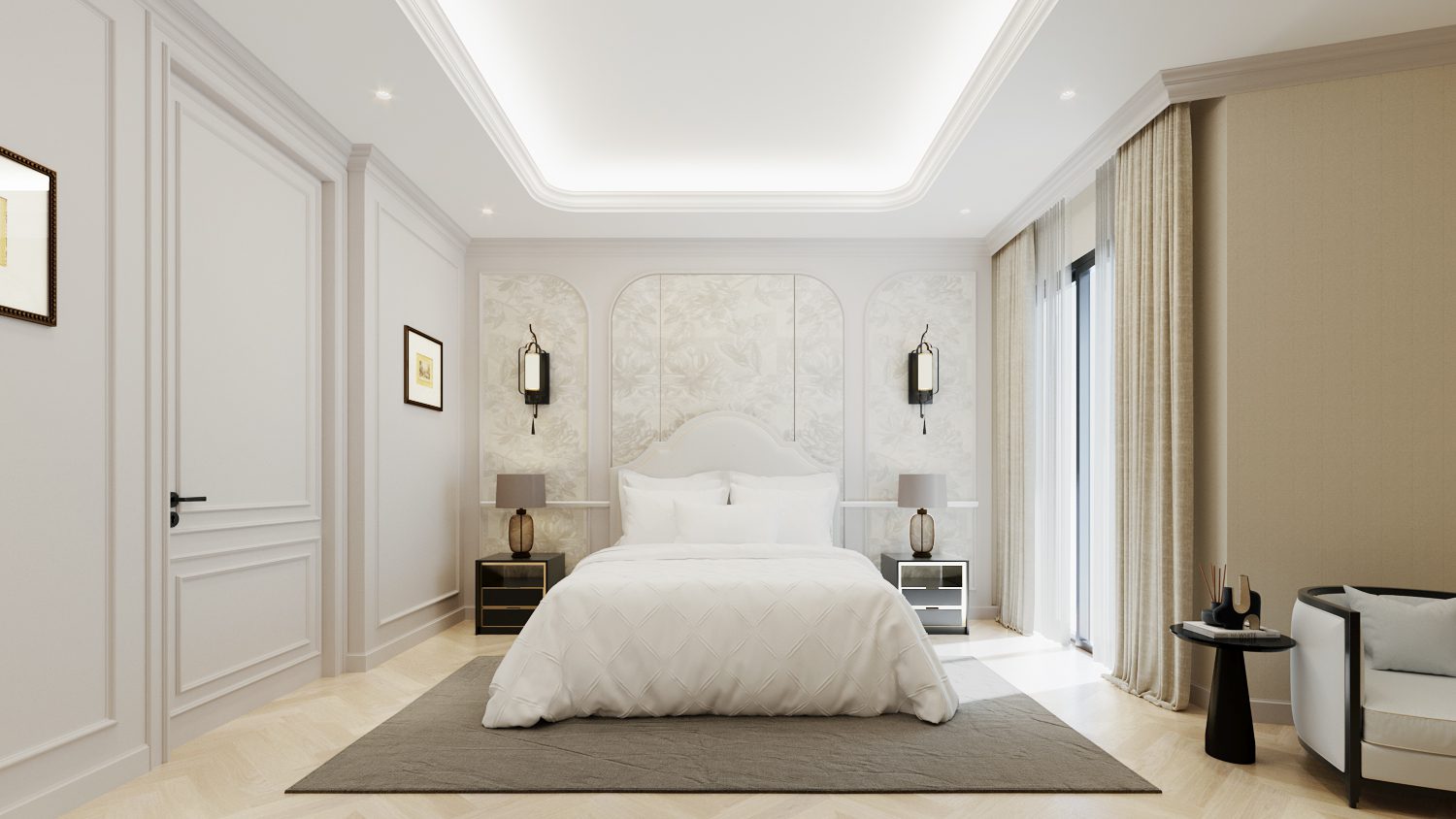 2NE-Master-Bedroom 2-Bedroom Condominium in Pasak Soi 8