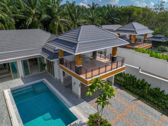 3 Bedroom Pool Villa with Mountain Views in Krabi