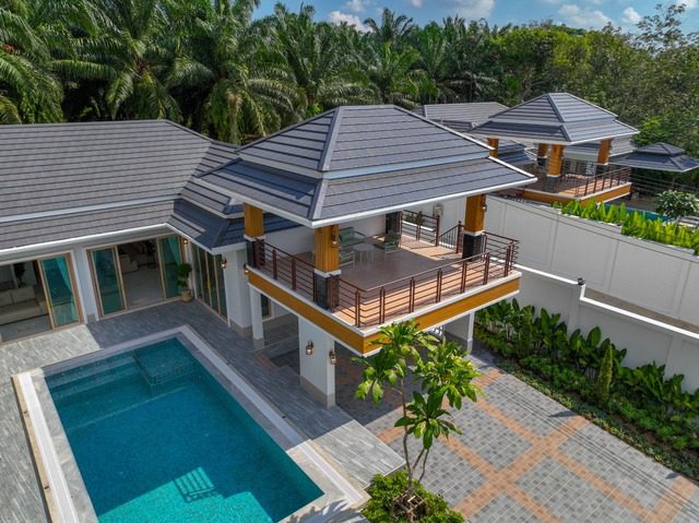 3 Bedroom Pool Villa with Mountain Views in Krabi