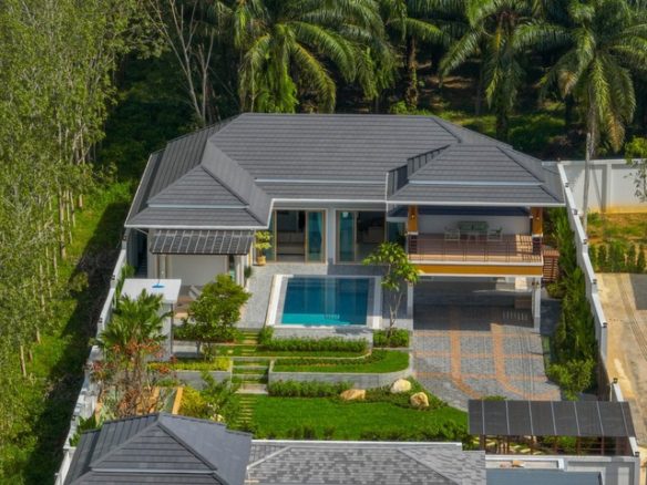 3 Bedroom Pool Villa with Mountain Views in Krabi