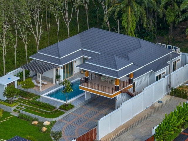 3 Bedroom Pool Villa with Mountain Views in Krabi