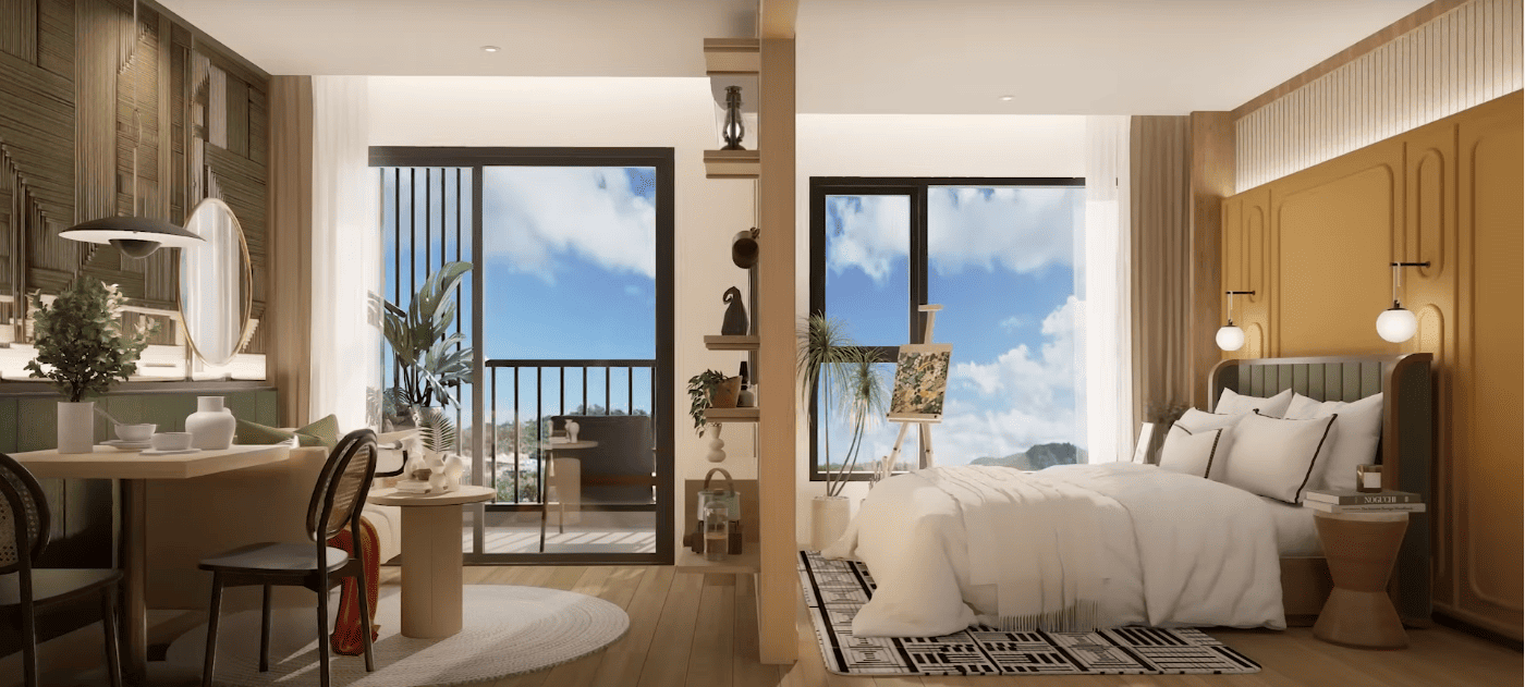 30Sqm Onebedroom Condos Phuket Leisure Living Suite (1-Bedroom) – Origin Place Centre Phuket
