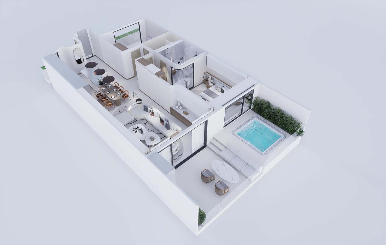 3D Deluxe 2BDR 188.34 Sq.m. 2-Bedroom Deluxe Residences – Bang Tao
