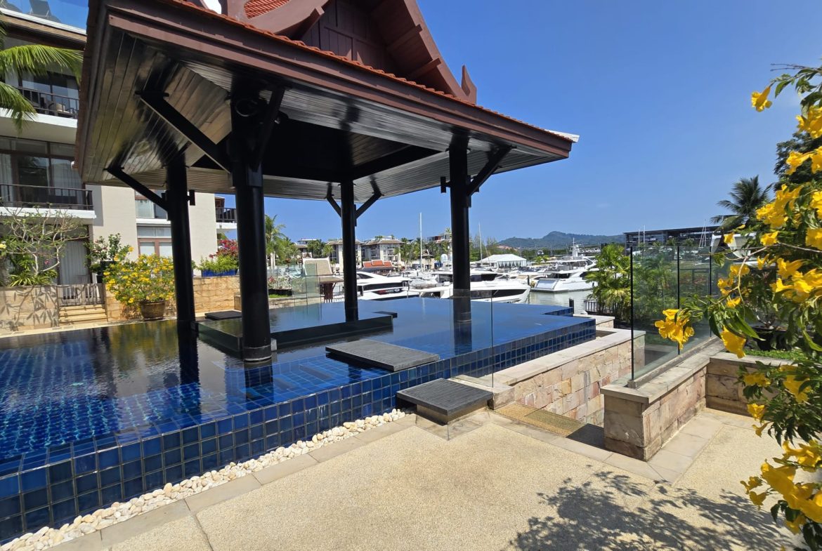 4 Bedroom Waterfront Duplex Condo with Private Yacht Berth in Phuket