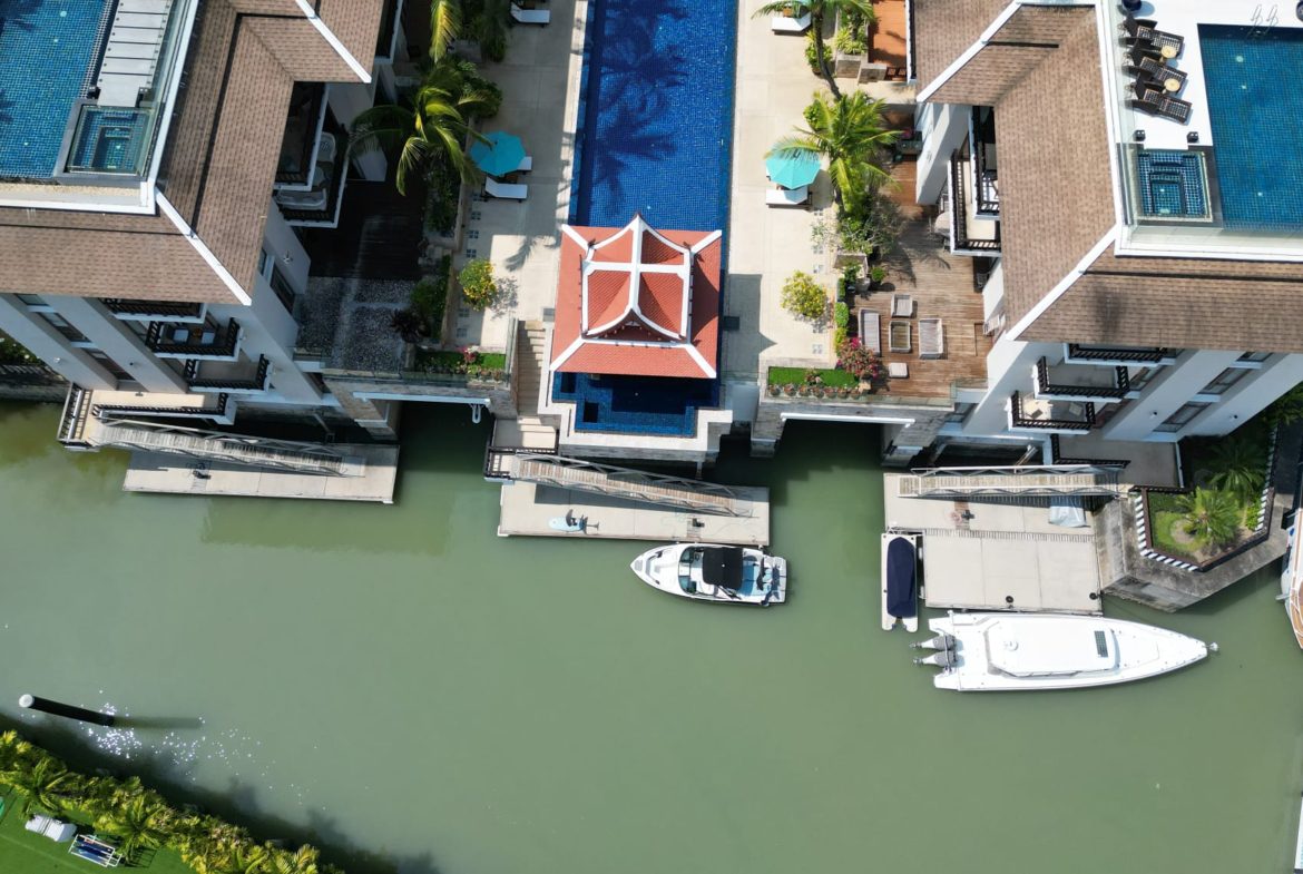 4 Bedroom Waterfront Duplex Condo with Private Yacht Berth in Phuket