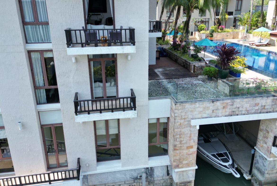 4 Bedroom Waterfront Duplex Condo with Private Yacht Berth in Phuket