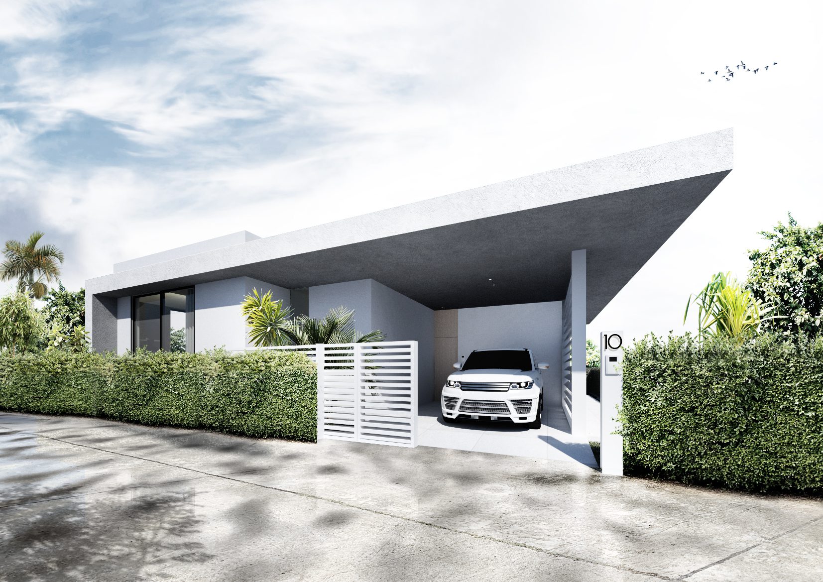 AR_THEGREENS_10_GATE_01 3-Bedroom Luxurious Villa Living in Rawai, Phuket – The Greens Phase 2