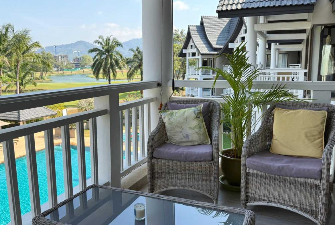 2 Bedroom Golf View Condo in Laguna Phuket Near Bang Tao Beach