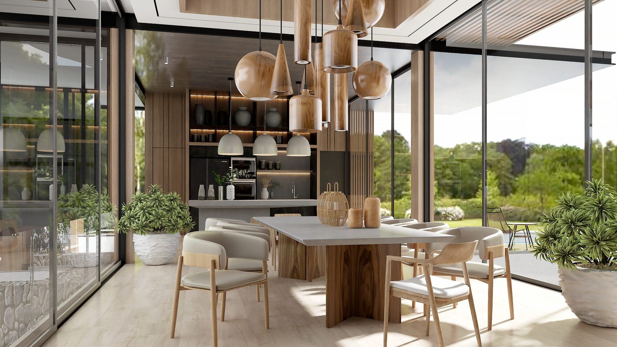 F2-Dinning-2 4BR Hilltop Retreat Rovana Rhea Villa