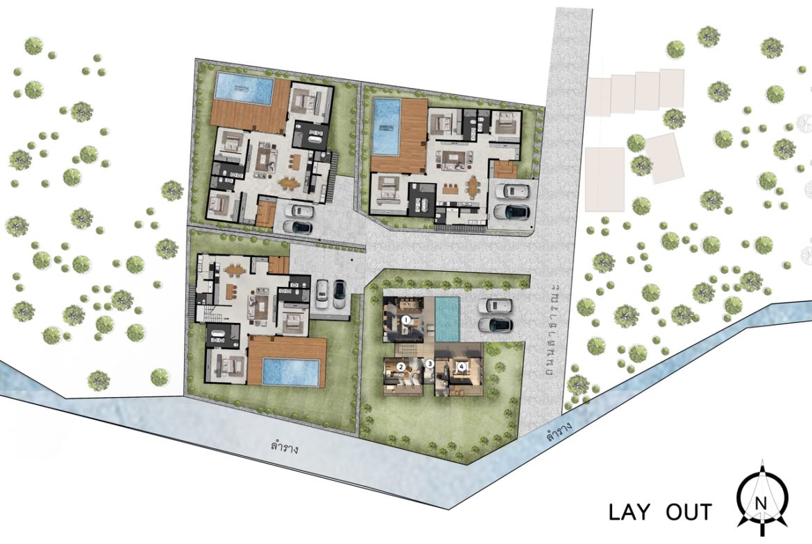 4-Bedroom Luxury Pool Villa at Saiyuan, Rawai