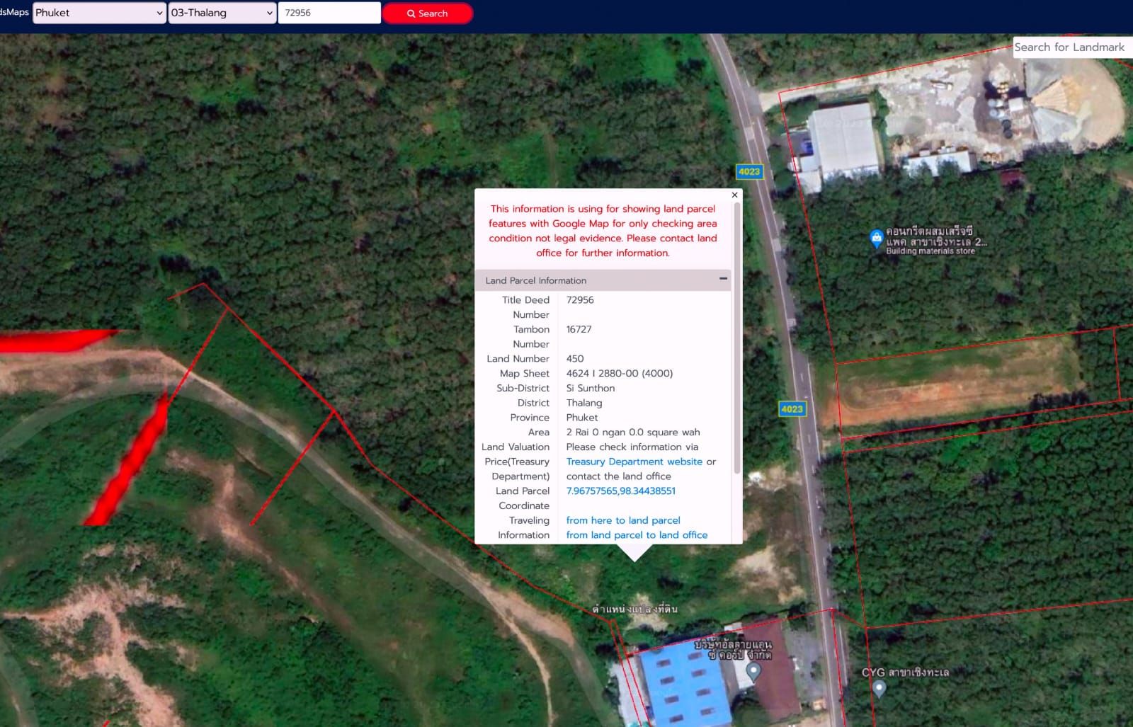 4-Rai Beautiful Land Parcel, Cherngtalay Area, Phuket