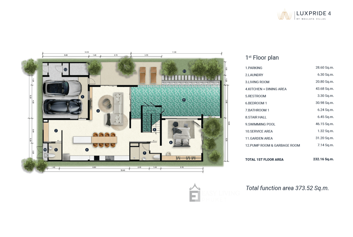 3 Bedroom 2 Storey – Modern Pool Villas
