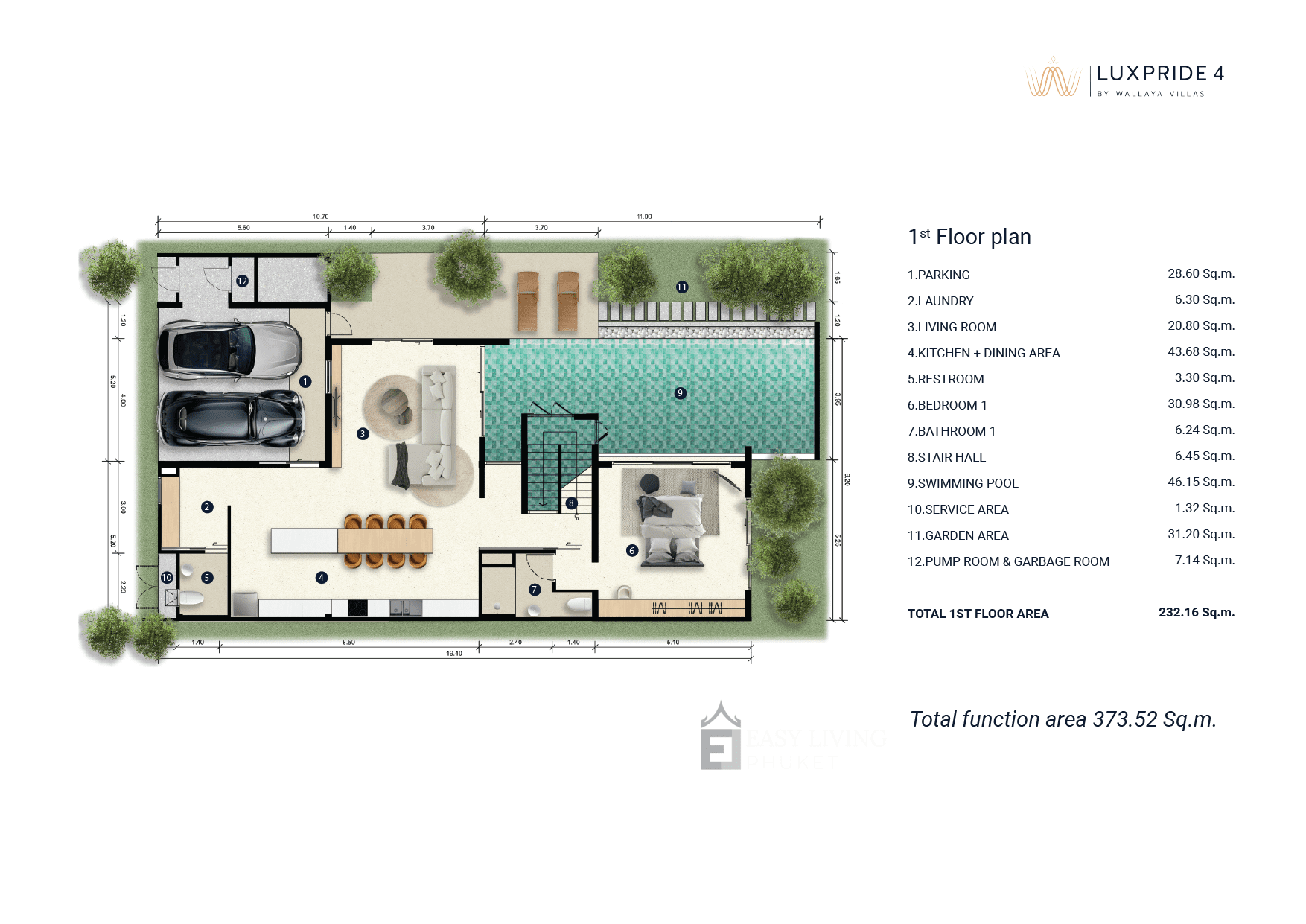 3 Bedroom 2 Storey – Modern Pool Villas