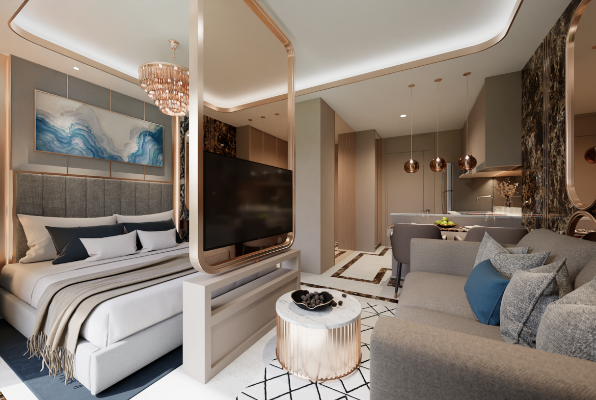 Luxurious Modern Studio near Bangtao Beach, Phuket