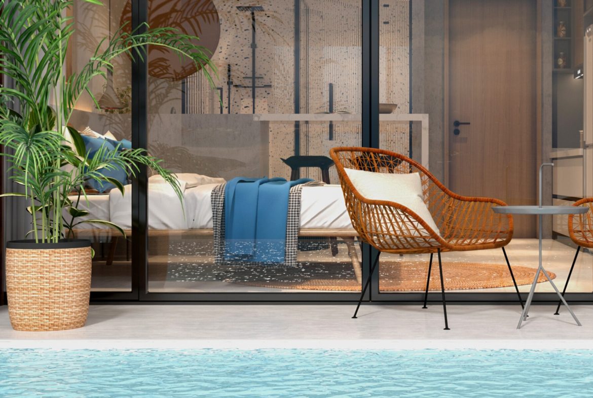Luxury Beachfront Living 2-Bedroon Condo in Layan