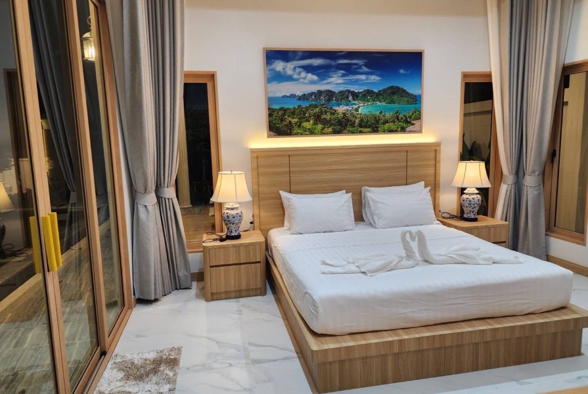 3 Bedroom Pool Villa with Mountain Views in Krabi