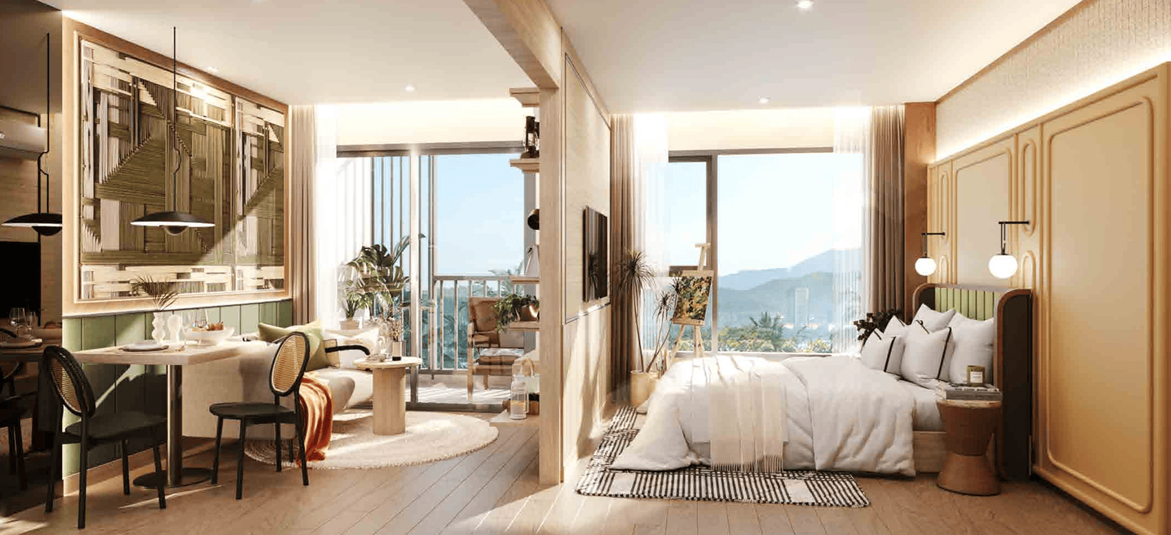 One bedroom Smart Living Smart Living Suite (1-Bedroom) – Origin Place Centre Phuket