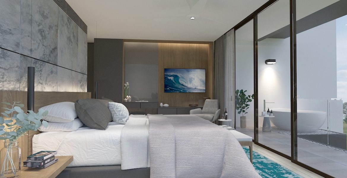 3 Bedroom Penthouse with Private Rooftop in Choeng Thale, Phuket