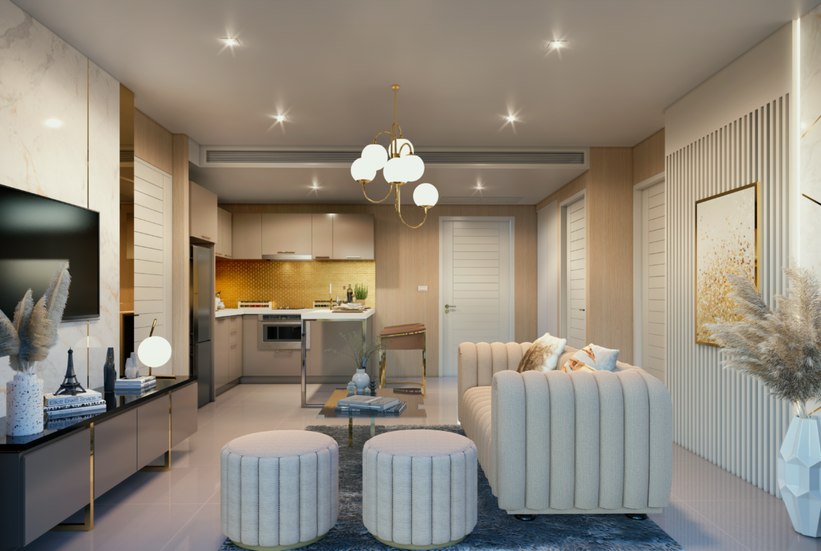 Stylish 2-Bedroom Condo in Phuket Town