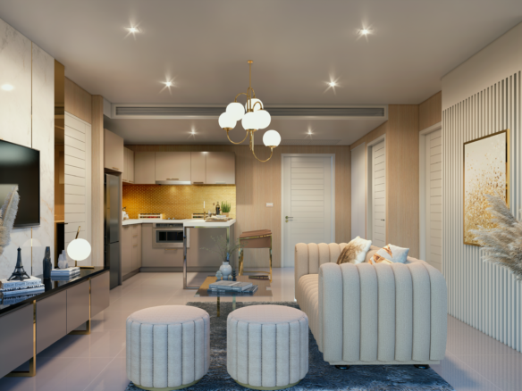 Stylish 2-Bedroom Condo in Phuket Town