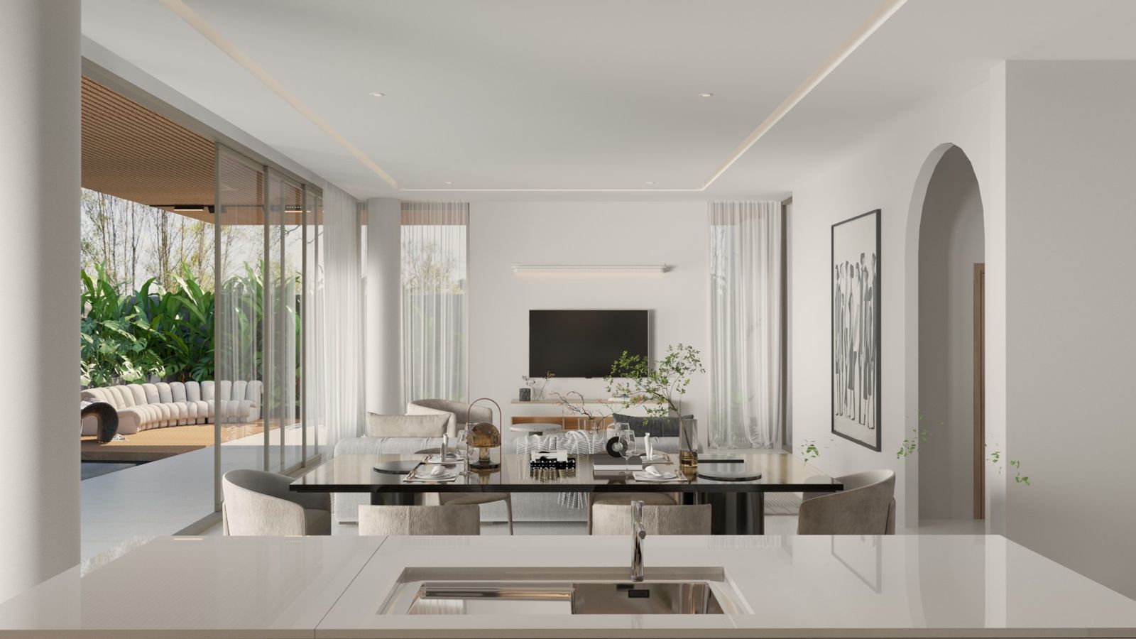 Ready to Move-In 4-Bedroom Smart Pool Villa with Outdoor Jacuzzi – Nai Yang Area