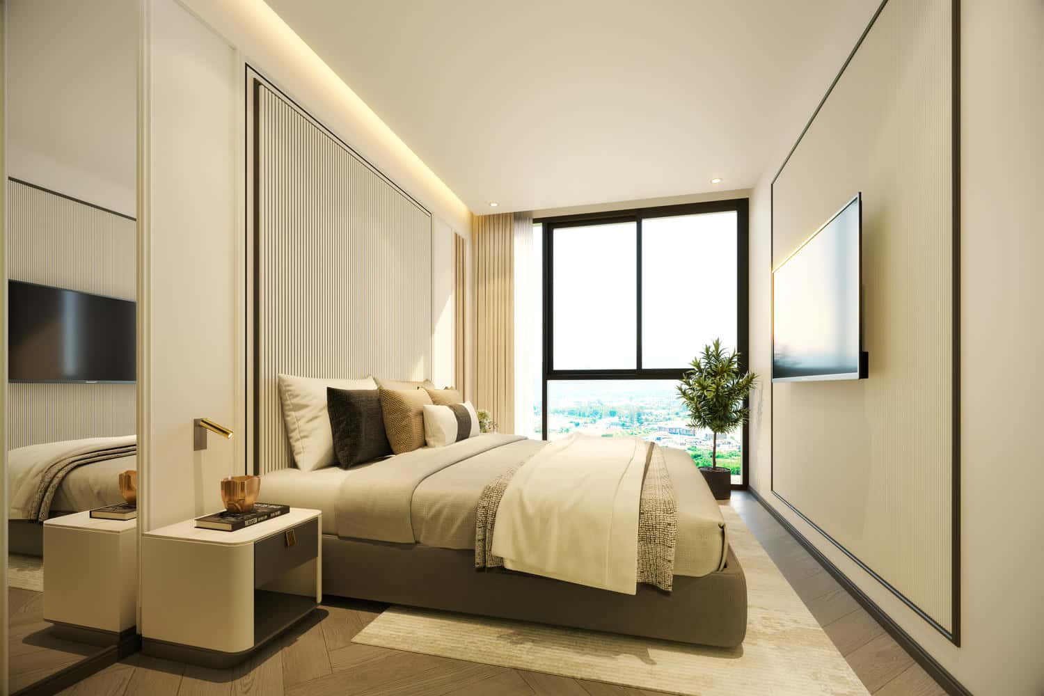 Signature 1bedroom (2) 1–2 Bedroom Condos with Pool & Mountain Views – Laguna | Ozone Signature Phase 3