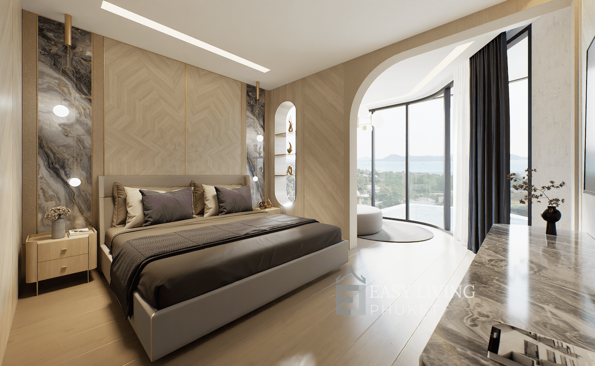 Penthouse – Bedroom Bellevue Lagoon Choeng Talay