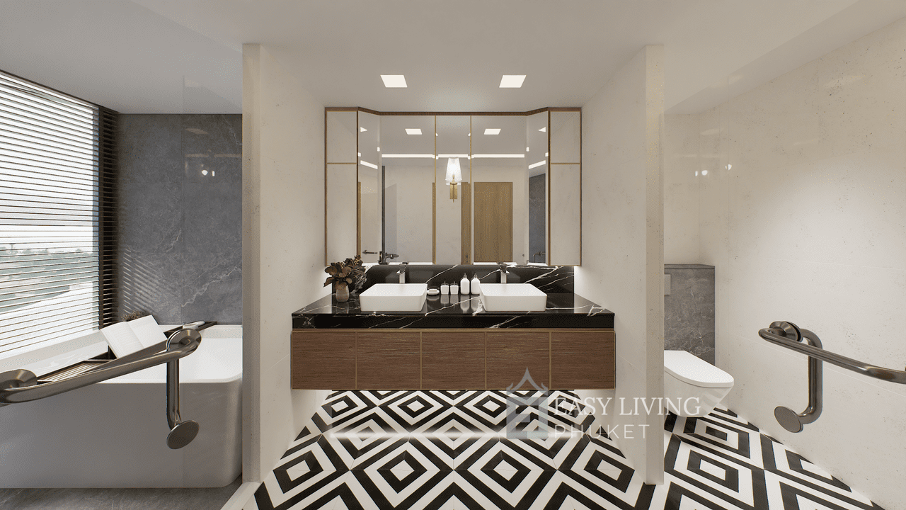 Stunning Penthouse in Phuket’s Laguna Area Bath.resized Penthouse – Bedroom Bellevue Lagoon Choeng Talay