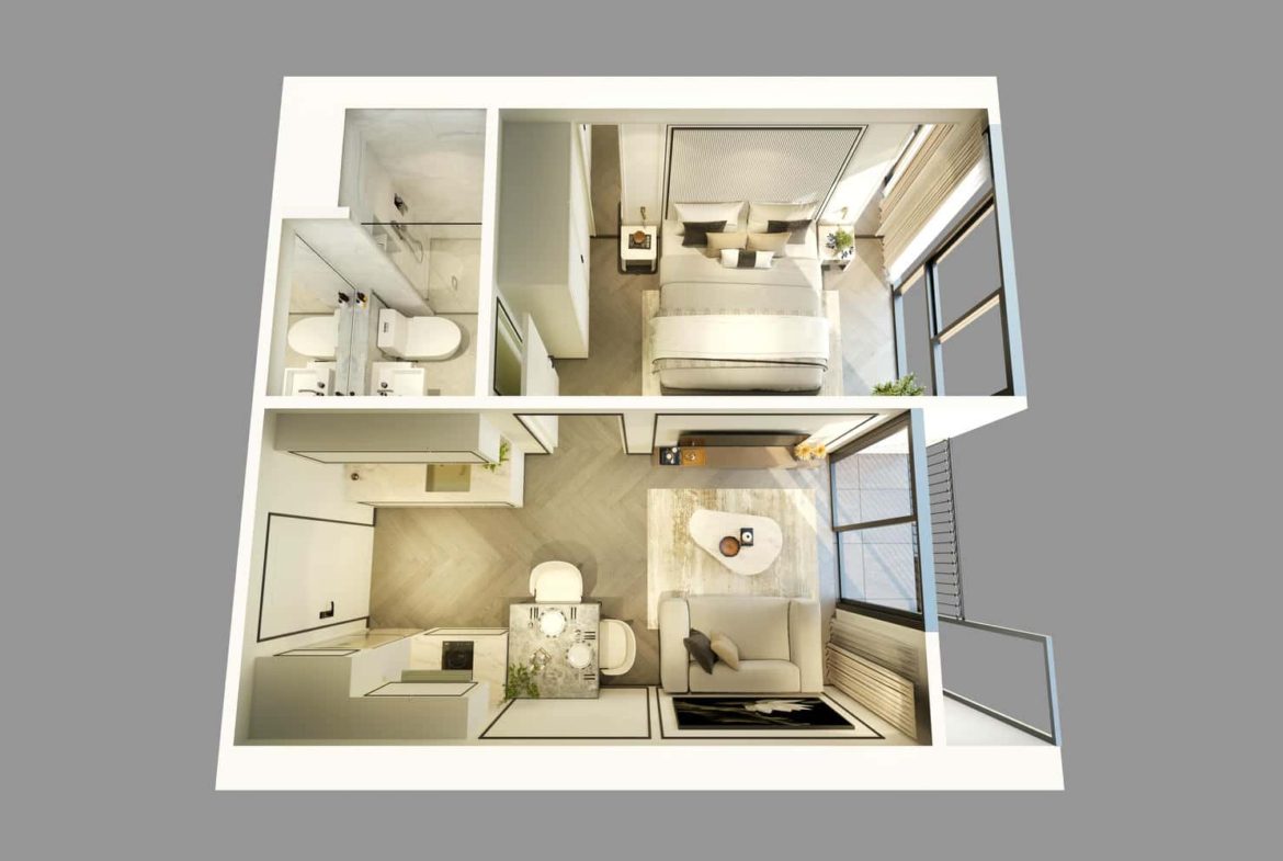 1–2 Bedroom Condos with Pool & Mountain Views – Laguna | Ozone Signature Phase 3
