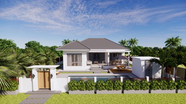 2 Bedroom Single Storey Pool Villa with Extra-Large Land Khao Lak
