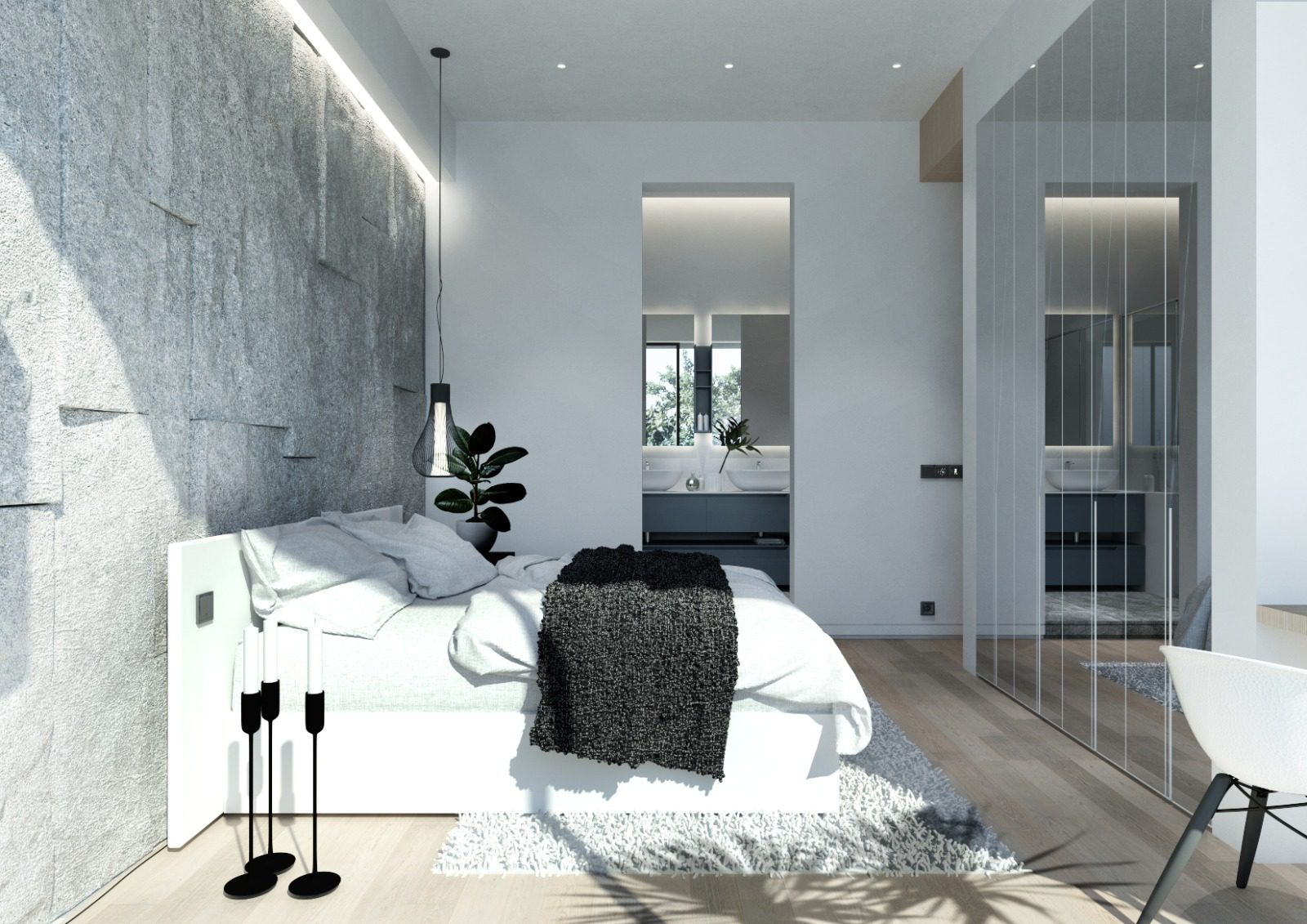 The Greens Rendering – Bedroom V3 3-Bedroom Luxurious Villa Living in Rawai, Phuket – The Greens Phase 2