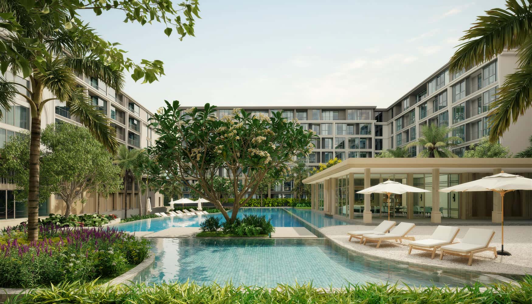 The Ozone Condo Signature (3) 1-Bedroom Condo with Pool Views – Laguna