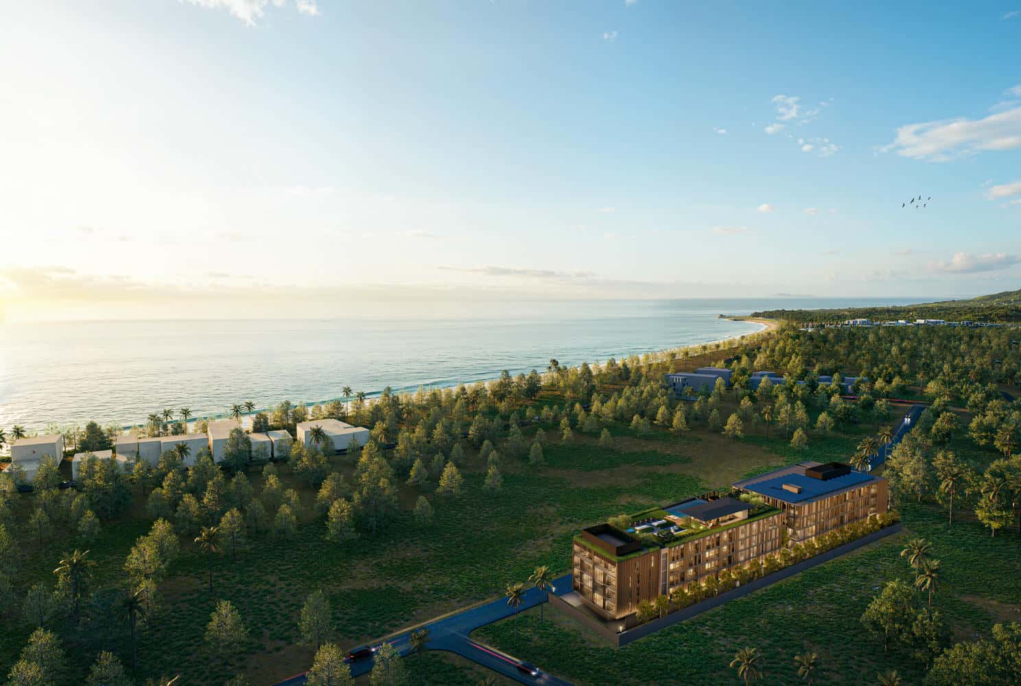 The Zero Nai Yang Aerial Sirinat National Park 2-Bedroom Penthouse Suite with Rooftop Access – Nai Yang Beach