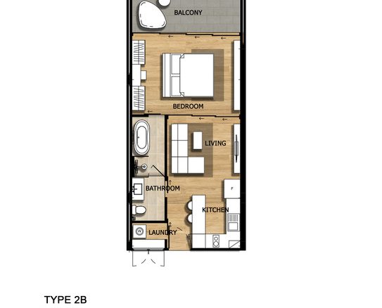 2 Bedroom Condominium with Pool Access in Choeng Thale, Phuket