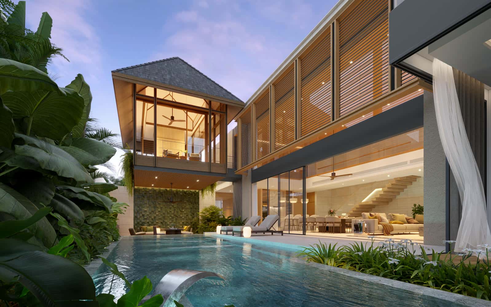 Type L Pool 5-Bedroom Modern Pool Villa in Cherngtalay, Phuket
