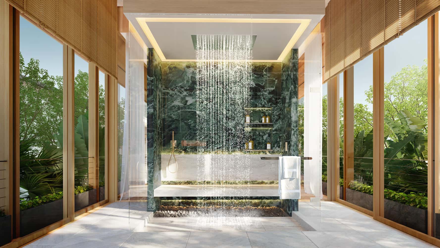 Type L Sauna Shower final5 5-Bedroom Modern Pool Villa in Cherngtalay, Phuket
