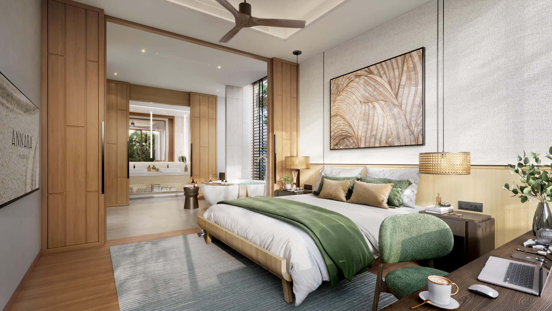 Type S bedroom Floor 1_final5 4-Bedroom Family Pool Villas in Cherngtalay, Phuket