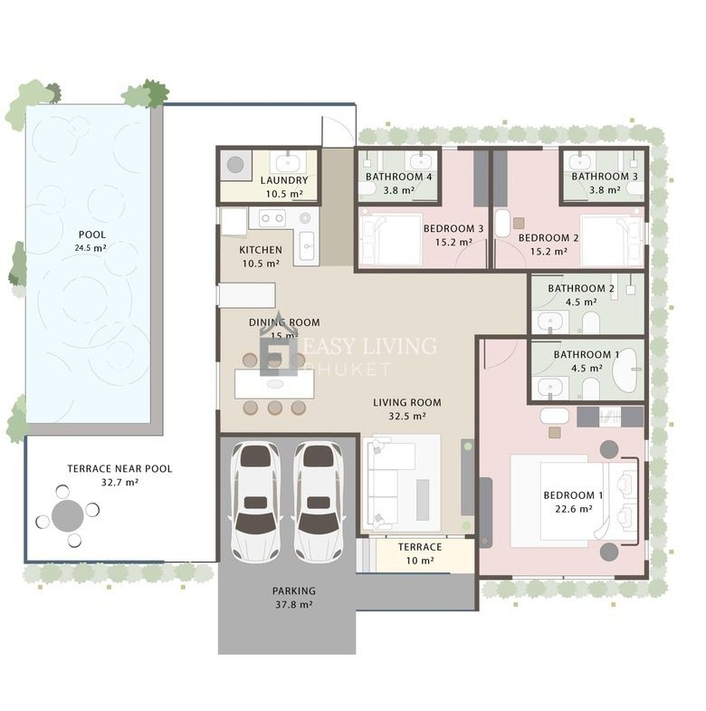 3-Bedroom Bhuvana Pool Villa, Thalang Phuket
