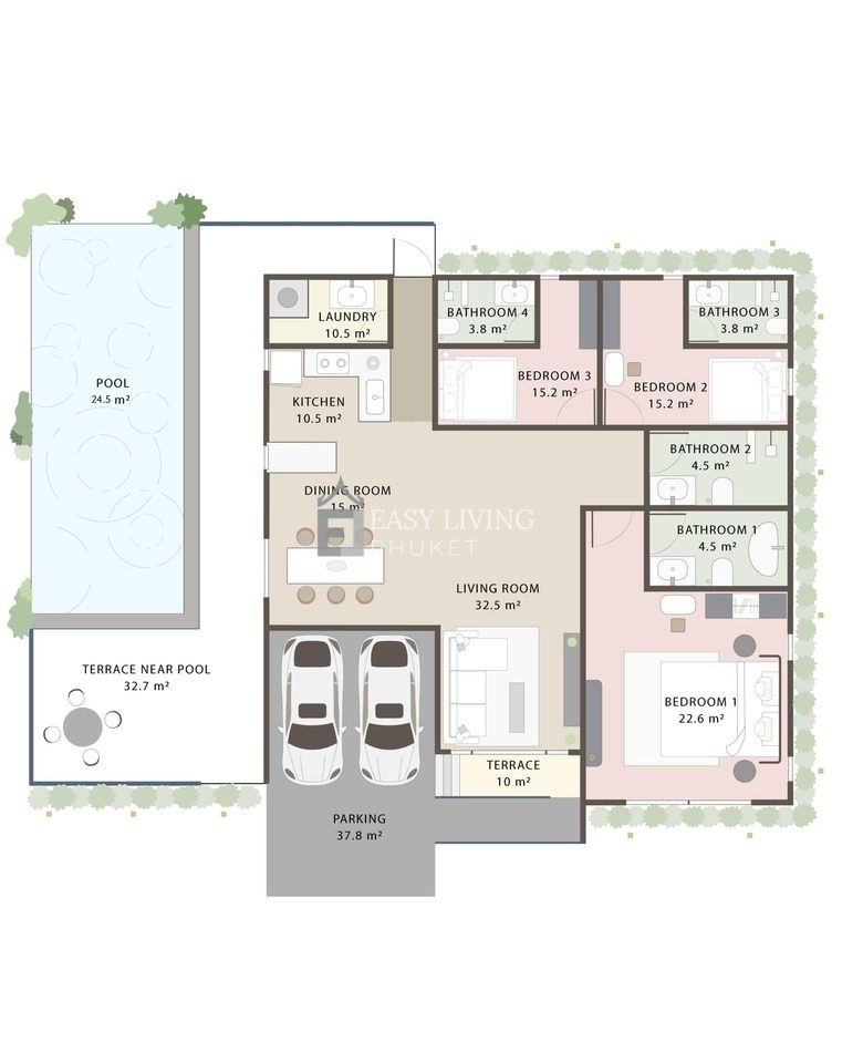 3-Bedroom Bhuvana Pool Villa, Thalang Phuket