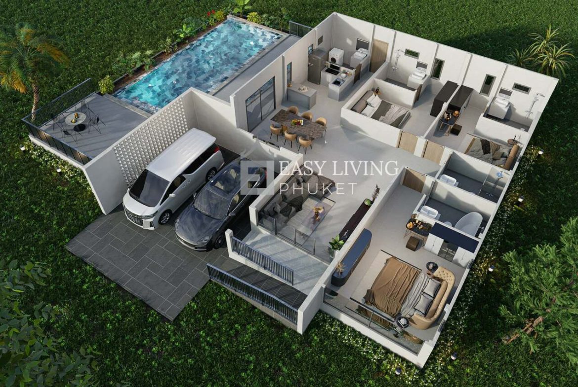 3-Bedroom Bhuvana Pool Villa, Thalang Phuket