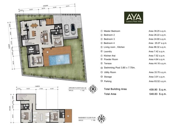 4-Bedroom Luxury Pool Villa at Saiyuan, Rawai