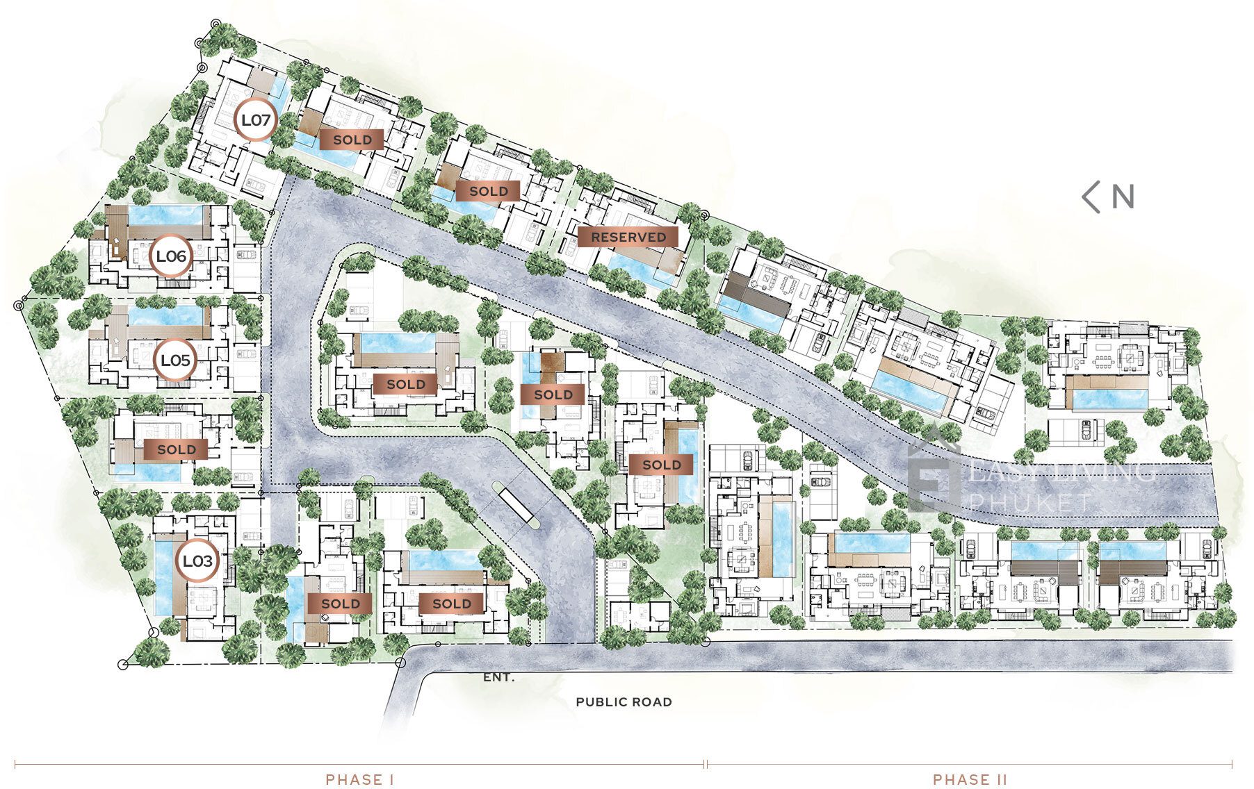 master-plan 1 5-Bedroom 2 Storey Exquisite Luxury Estate: Your Oasis in Chalong, Phuket