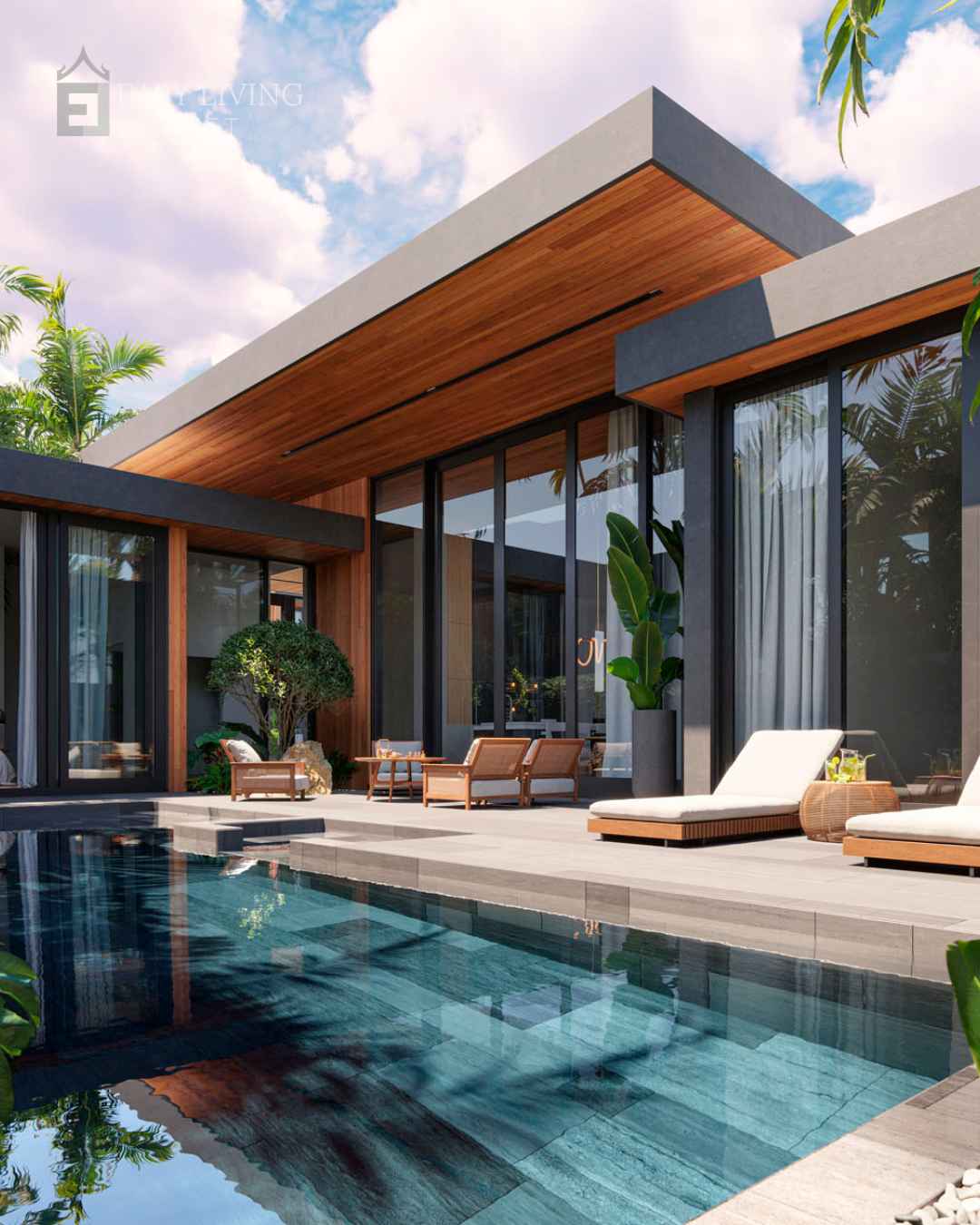 3 Bedroom Single-Storey Pool Villa – Redwood43 Bedroom Single-Storey Pool Villa – Redwood 3 Bedroom Single-Storey Pool Villa in Cherng Talay