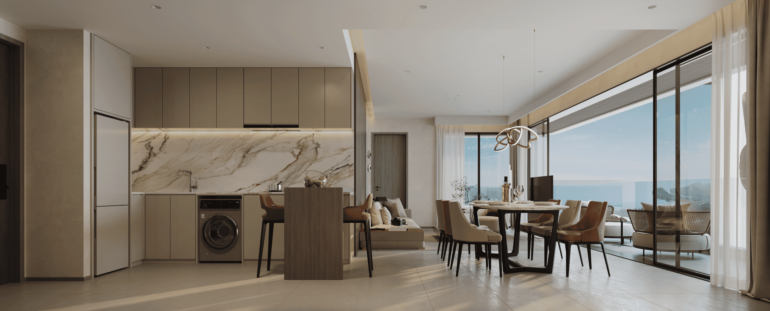 3 bedroom Luxury condo 1 Hot Deal Series 3-Bedroom Luxury Condo with 270° Seaview