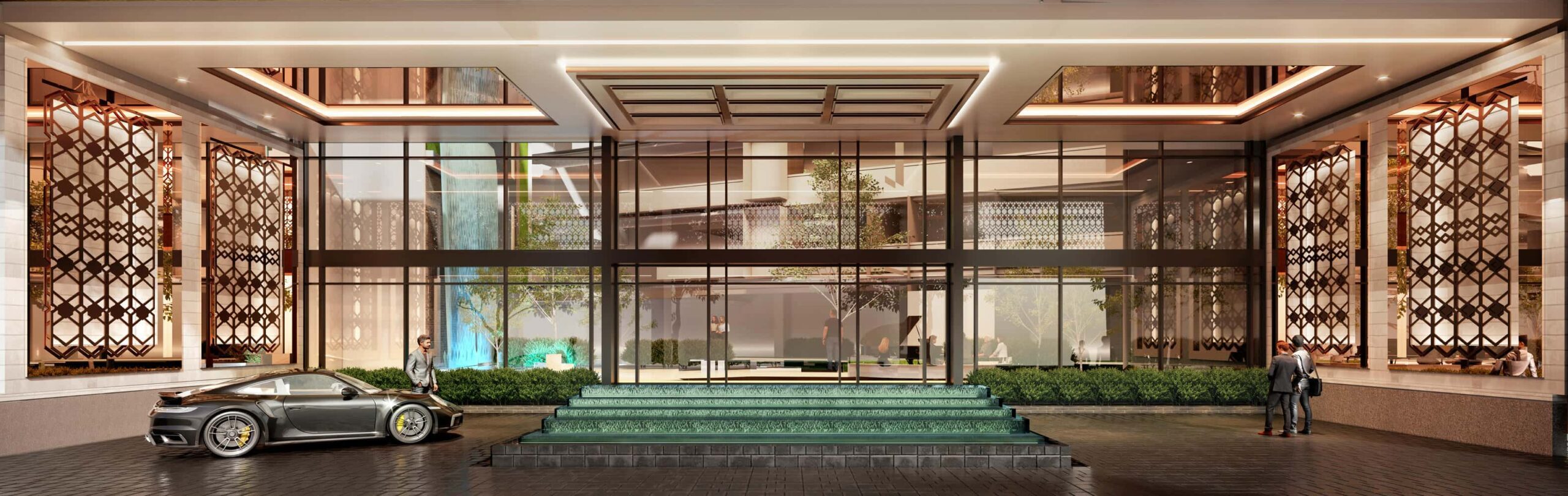 Entrance Hires 2-Bedroom Condominium in Pasak Soi 8