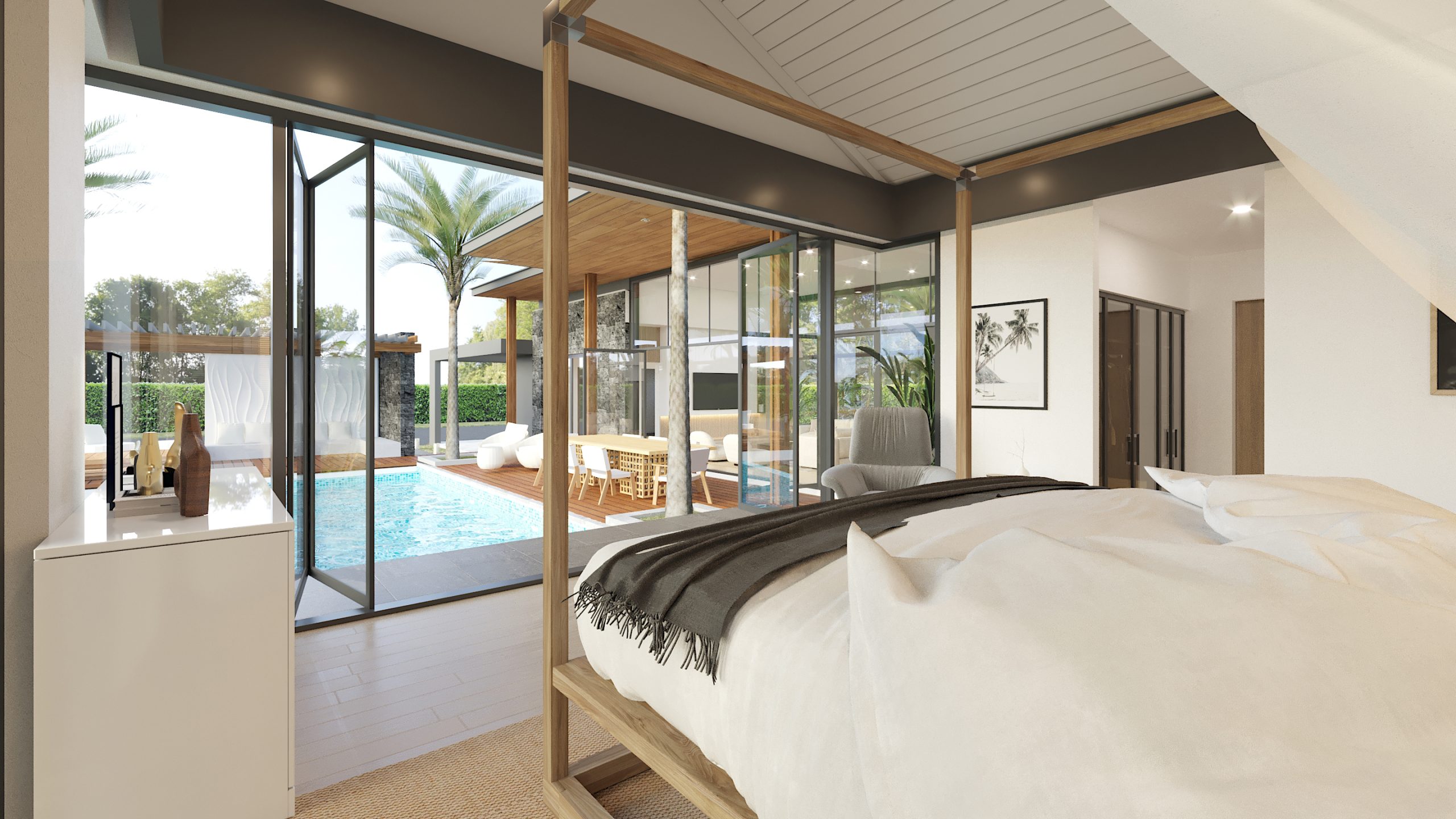 MasterBed_C3 Luxury Tropical Retreat in Rawai